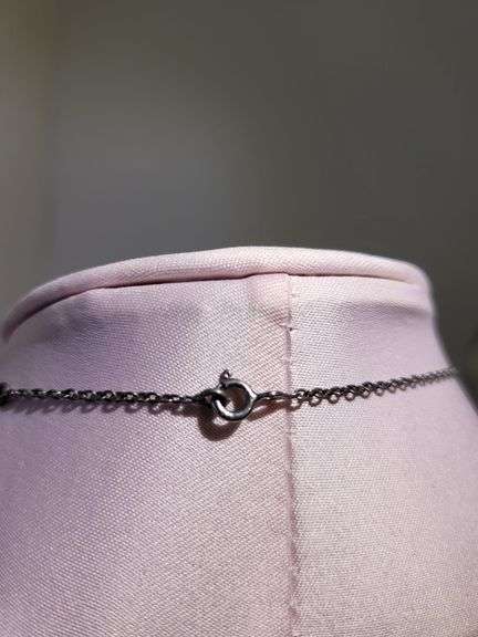 Stunning Ruby, Kyanite, and Diamond Necklace