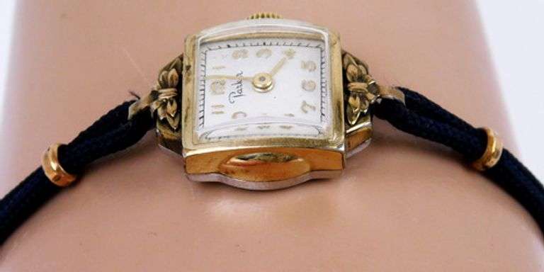 Ladies Vintage Gold Filled Parker Wrist Watch, Runs