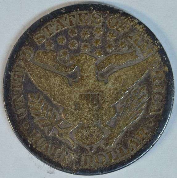 Rare key date 1893-S Barber Half Dollar in Good+