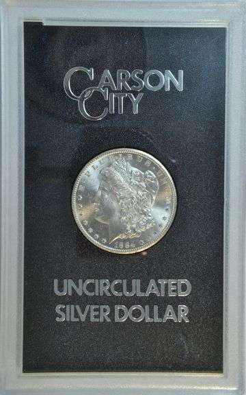 Choice BU 1884-CC Morgan Silver Dollar in GSA pack