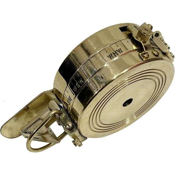 Working Prismatic Navigational Brass Compass