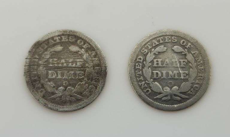 1841-O & 1857-O Half Dimes