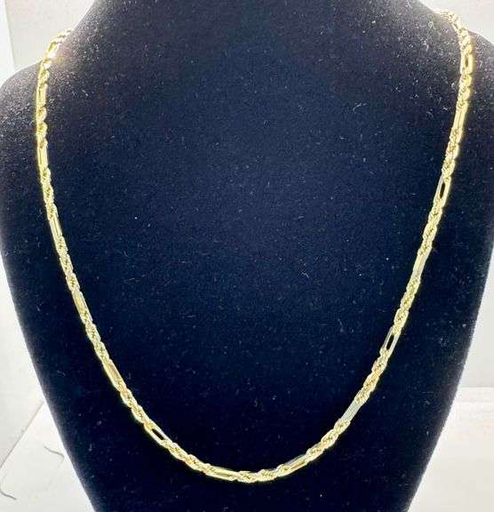 14K Yellow Gold Rope Chain
