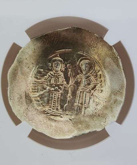 RARE SET! Byzantine Empire, Christ & Virgin Mary - NGC MINT STATE