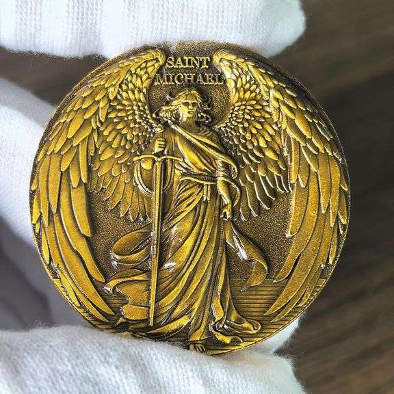 Saint Michael Archangel Protection Coin