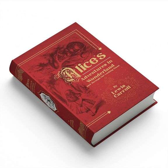Alice in Wonderland Book Secret Safe with Combination Lock