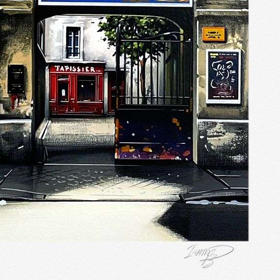 Cour St Antoine by  Pradzynski (1951-2007)