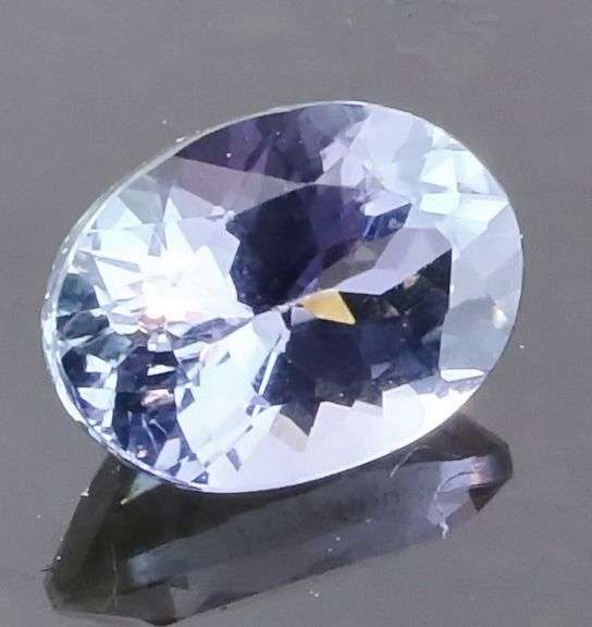 Awesome 1.02ct silvery blue violet Tanzanite -Unheated!