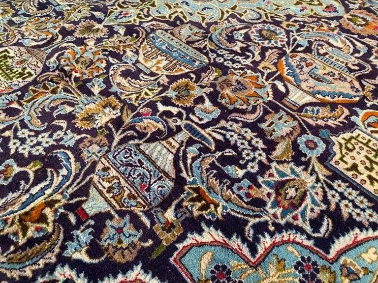 Exquisite Antique Persian Kashmar  10'X13'
