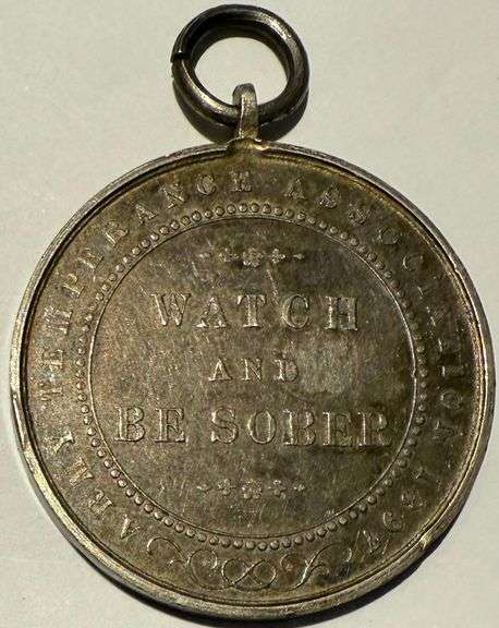 1897 Silver Sobriety Medal