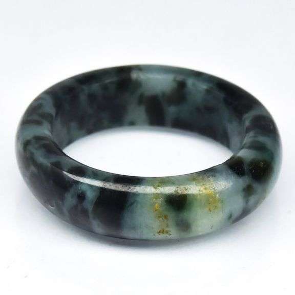 Wow! 20.61cts of black and green Burmese Jade!