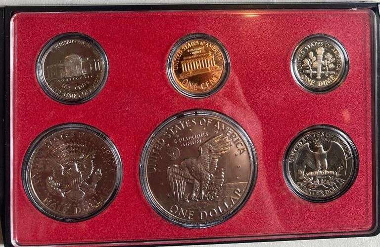 1974-1976 Black Box US Proof Sets