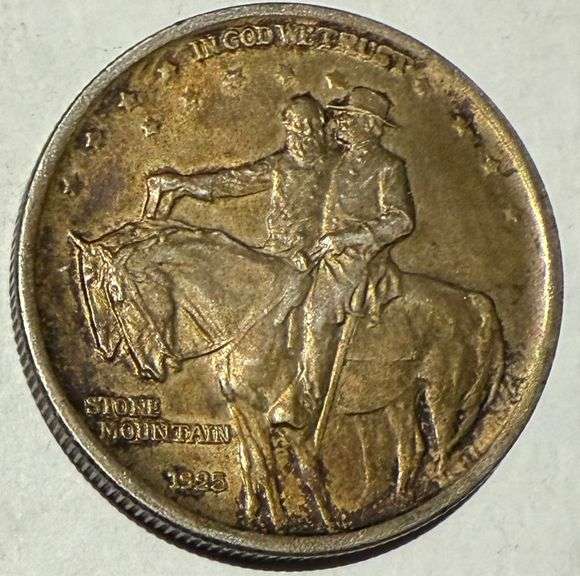 1926 Stone Nountain Toned Choice Unc Comm Half