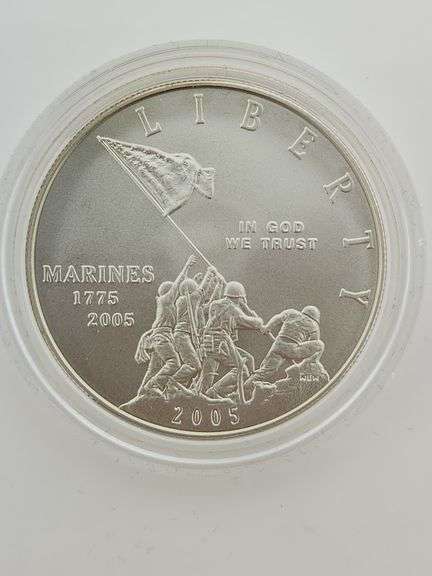 2005-P $1 Marine Corps 230th Anniversary MS OGP