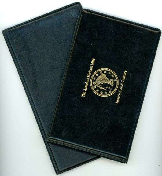 $1 Silver Certificate and $2 Red Seal Note in Folios w/Certificates