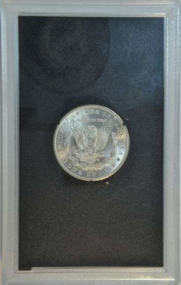 Choice BU 1884-CC Morgan Silver Dollar in GSA pack, box with cert