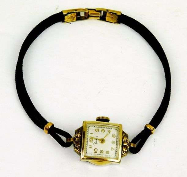 Ladies Vintage Gold Filled Parker Wrist Watch, Runs