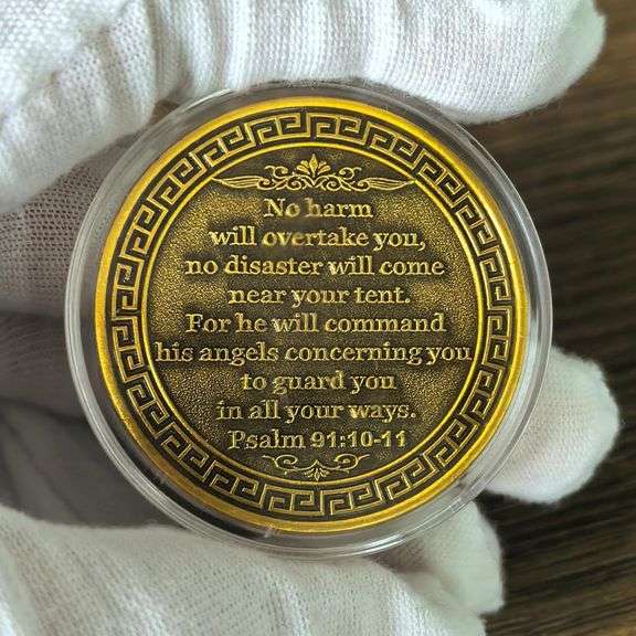 Saint Michael Archangel Protection Coin