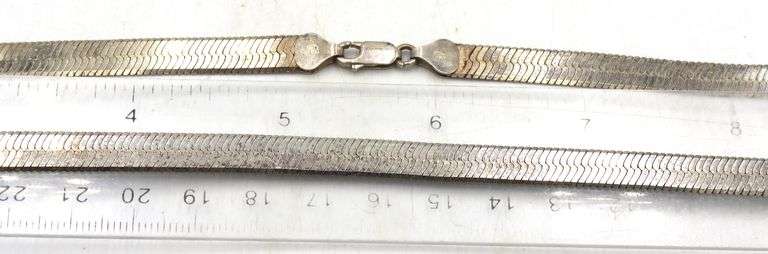 Vintage 925 sterling silver lot of 2 necklaces