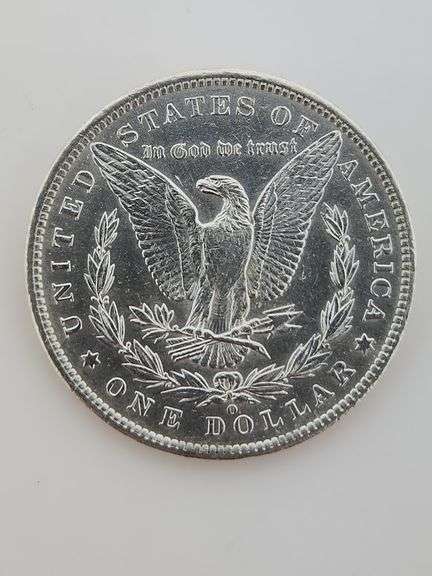 1885 O Morgan Silver Dollar, Cleaned