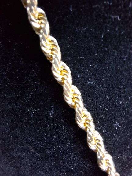14K YELLOW GOLD ROPE CHAIN