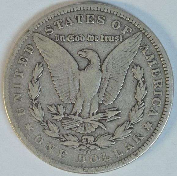 Very Scarce key date 1892-CC Morgan Silver Dollar
