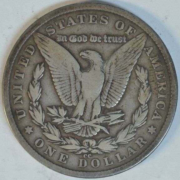Rare key date 1879-CC Morgan Silver Dollar. Sharp