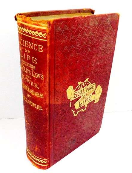 1875 Science of Life, Sexual Science Antique Book