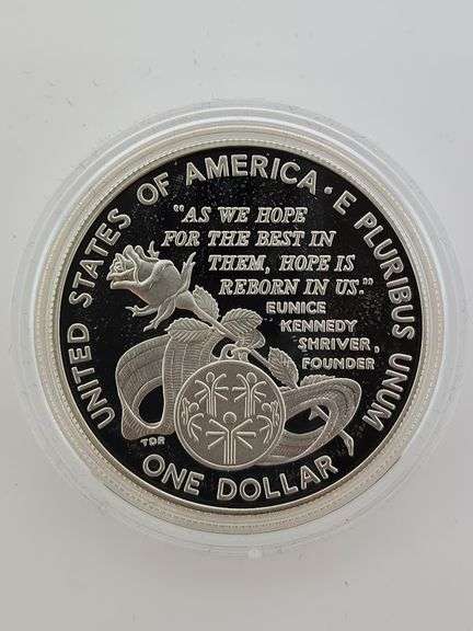 1995-P $1 Special Olympics World Games PR DCAM