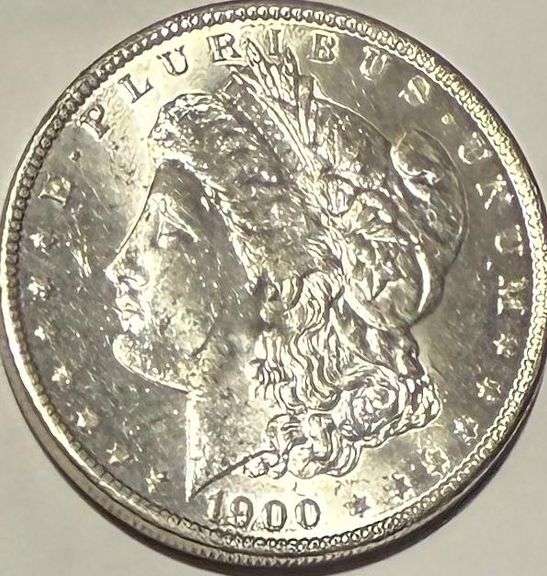 1900 O BU Raw Frosty White Morgan Dollar