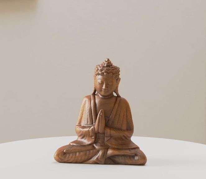 Handcarved Meditating Buddha