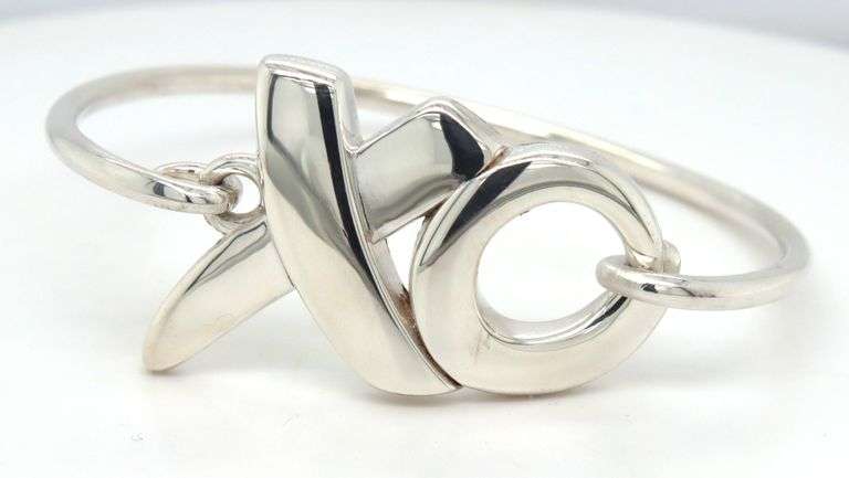Tiffany & Co Love XO bangle bracelet