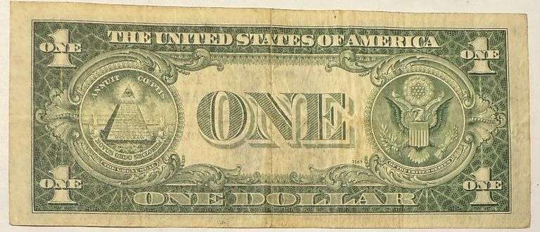 $1 Near Slider 1935A North Africa Emergency Issue Silver Certificate.