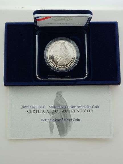 2000-P $1 Leif Ericson Millennium PR DCAM