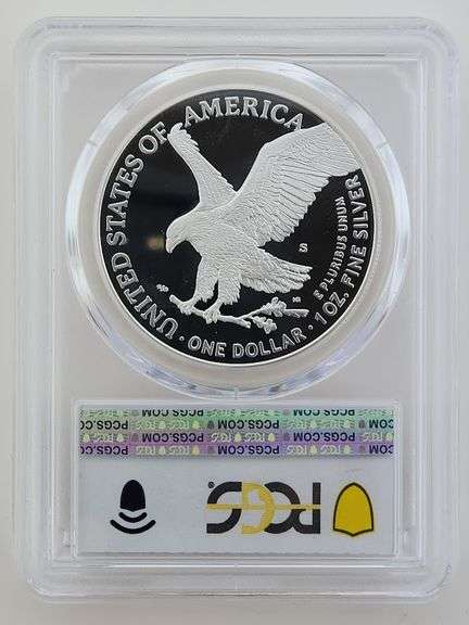 2022 S Proof Silver Eagle, PCGS PR 70 DCAM