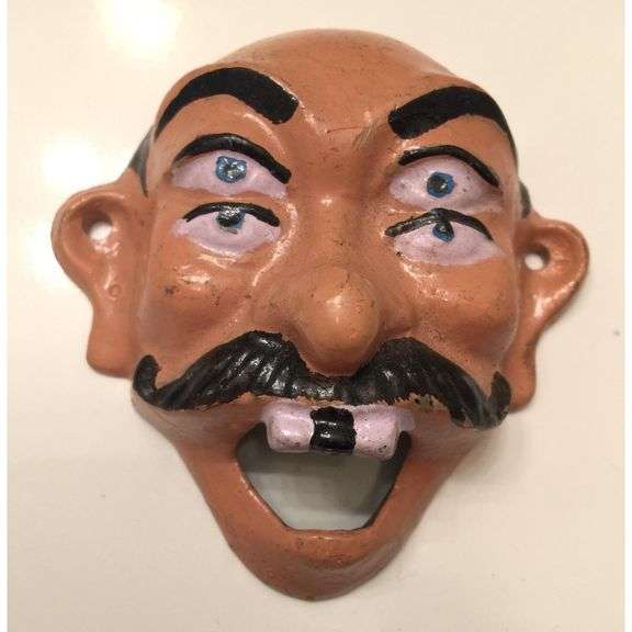 Cast Iron 4-Eyed Circus Bottle Opener