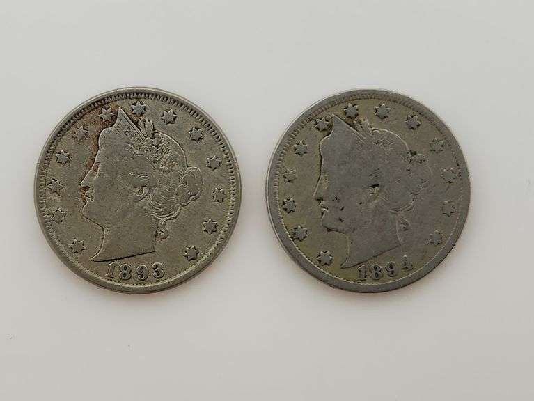 1893 & 1894 Liberty Head Nickels