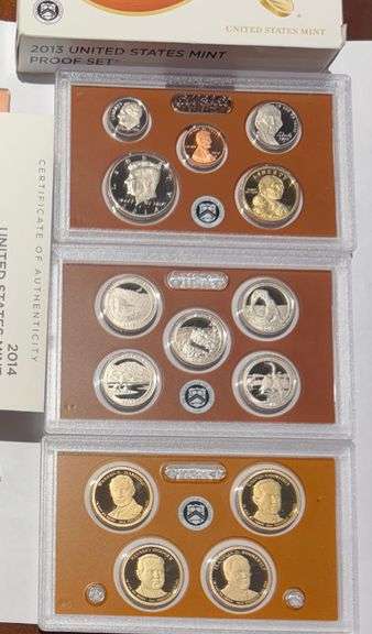 2013 & 2014 US Proof Sets