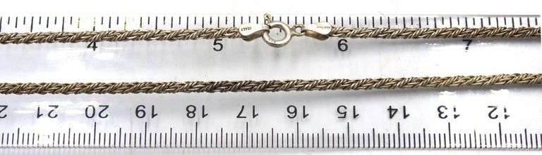 Group lot of 5 Vintage 925 sterling silver necklaces