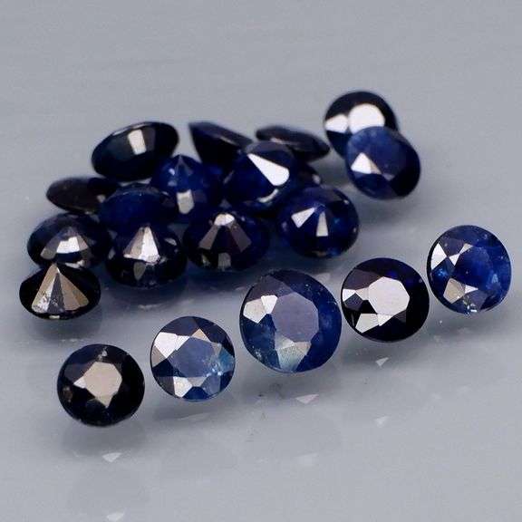 Collectors 4.08ct deep navy blue Australian Sapphire set!
