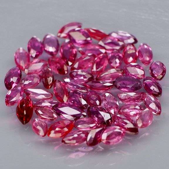 Amazing 5ct marquise cut Ruby set