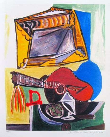 Highly Collectible Limited Edition Pablo Picasso, Still Life With Guitar