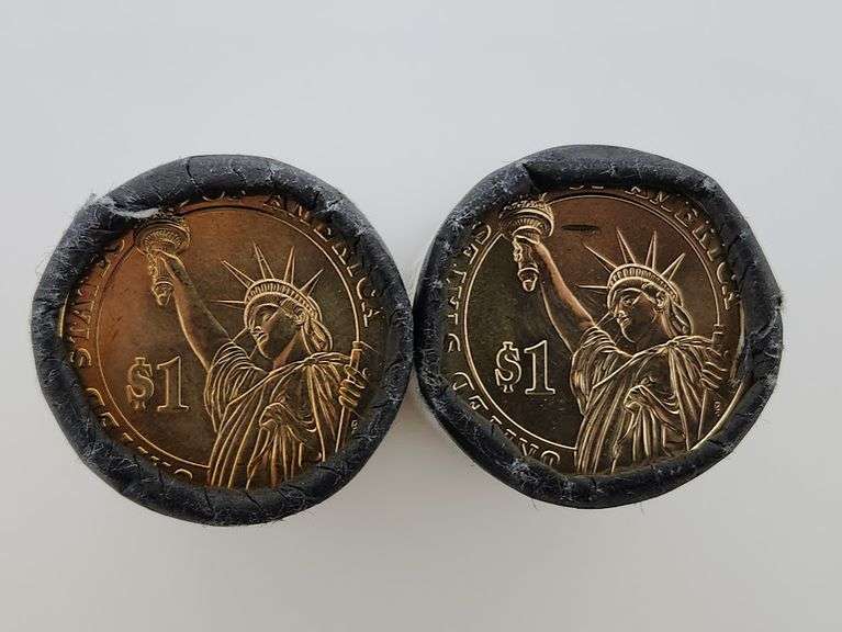Benjamin Harrison P+D Presidential Dollar Rolls