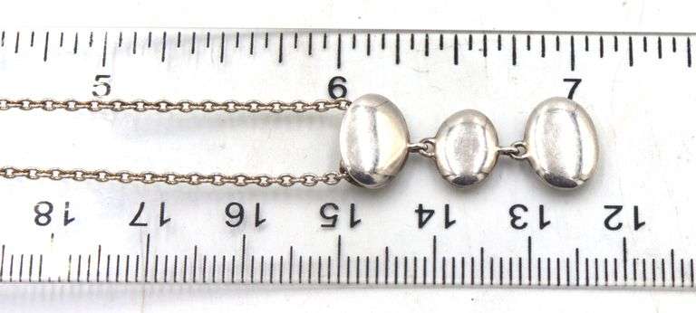 Group lot of 7 vintage 925 sterling silver necklaces