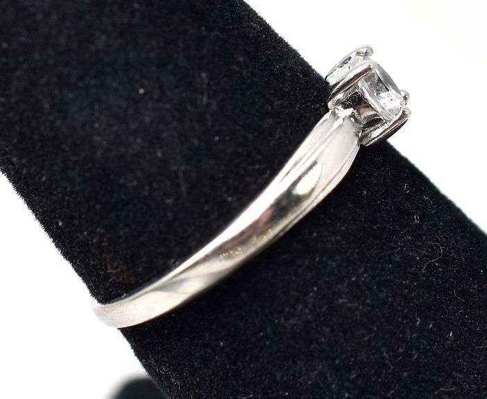 CZ Gemstone Ring in Sterling Silver
