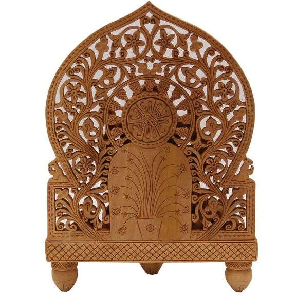 Large Hand-Carved Wooden Ganesha Wood