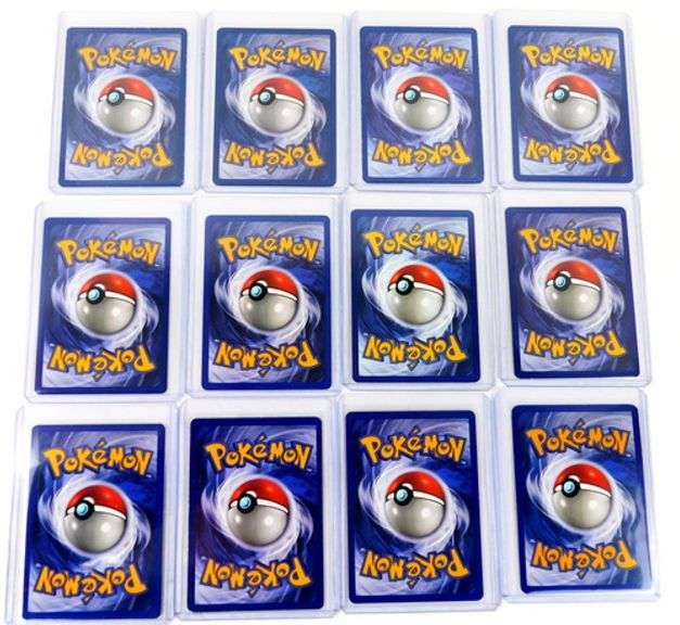 12 Pokémon 1st Edition Trade Cards