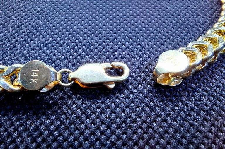 14K YELLOW GOLD FANCO LINK CHAIN