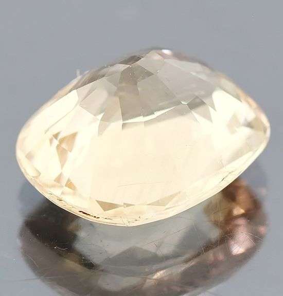 Striking 7.02ct high fire champagne Beryl