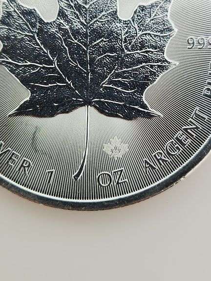 2022 Canadian $5 Silver Maple Leaf - Maple Leaf Privy Mark